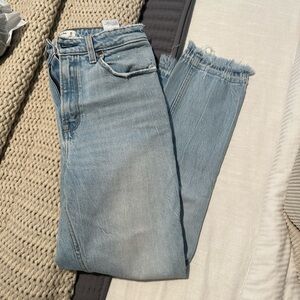 Abercrombie curve love mom jeans